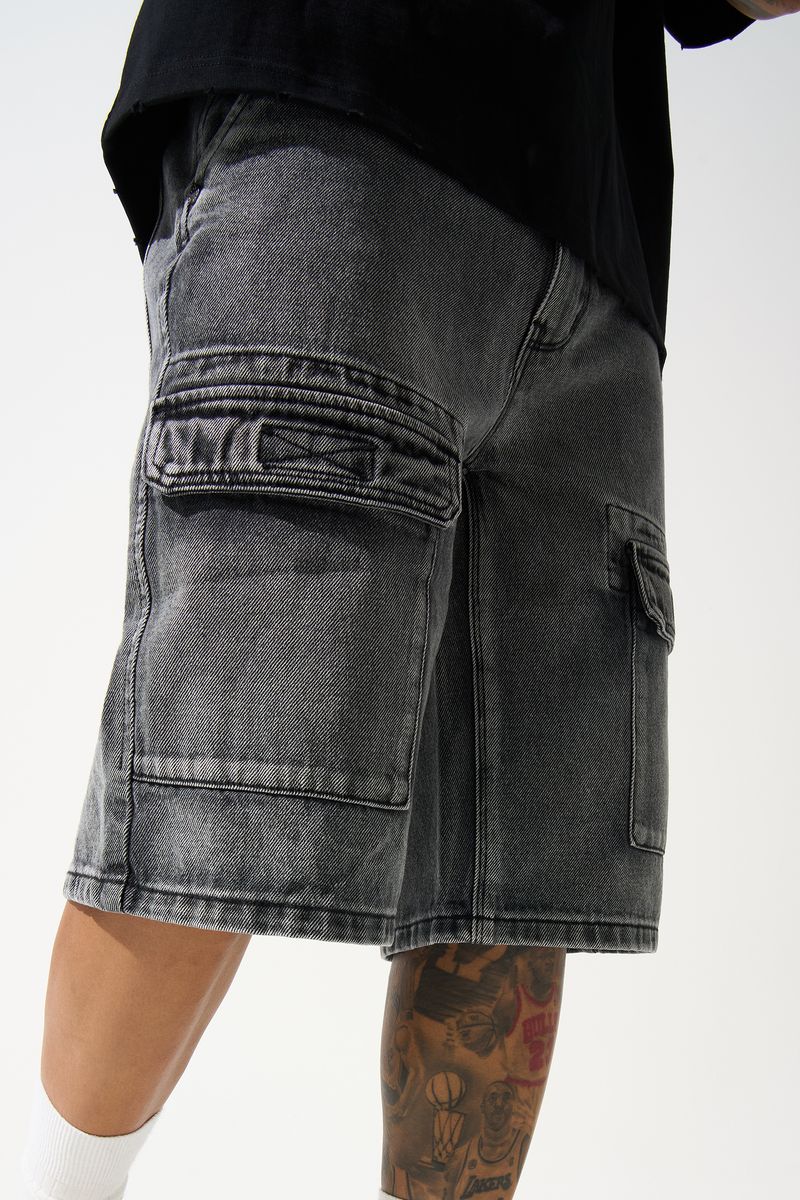 "CAVE" Denim Shorts