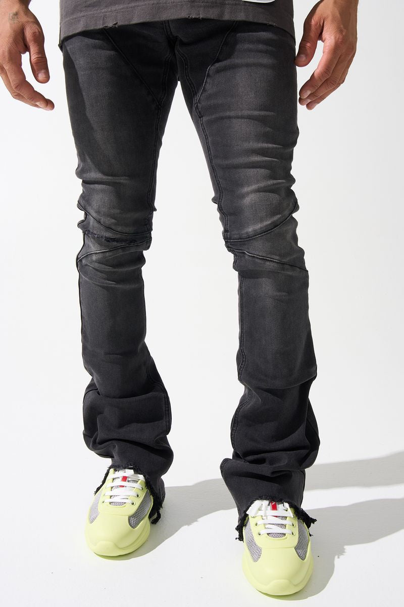 "NICKEL" Stacked Jeans